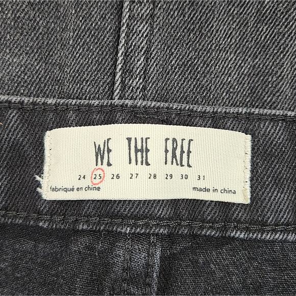 NWT We the Free Zip It Up Washed Denim Mini Skirt Size 25 - Picture 7 of 9
